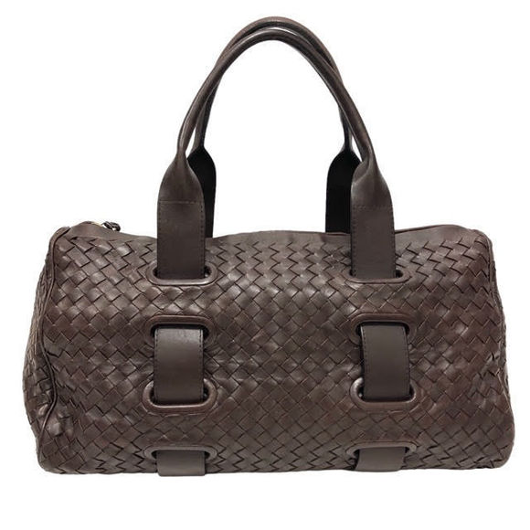 Bottega Veneta Beautiful Appearance Leather Boston Bag Brown - Picture 2 of 8